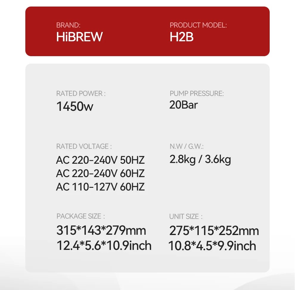 M&aacute;quina de caf&eacute; de c&aacute;psulas m&uacute;ltiples HiBREW, leche Dolce Gusto caliente/fr&iacute;a Nespresso c&aacute;psula ESE c&aacute;psula caf&eacute; molido cafeter&iacute;a 20Bar 5 en 1