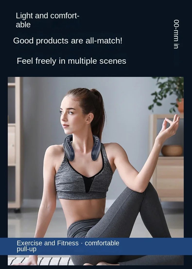 Nuevo aire acondicionado de cuello, ventilador de cuello portátil, refrigeración Semiconductor recargable, ventilador sin aspas, ventilador Personal para exteriores, refrigerador portátil Nuevo aire acondicionado de cuello, ventilador de cuello portátil, refrigeración Semiconductor recargable, ventilador sin aspas, ventilador Personal para exteriores, refrigerador portátil