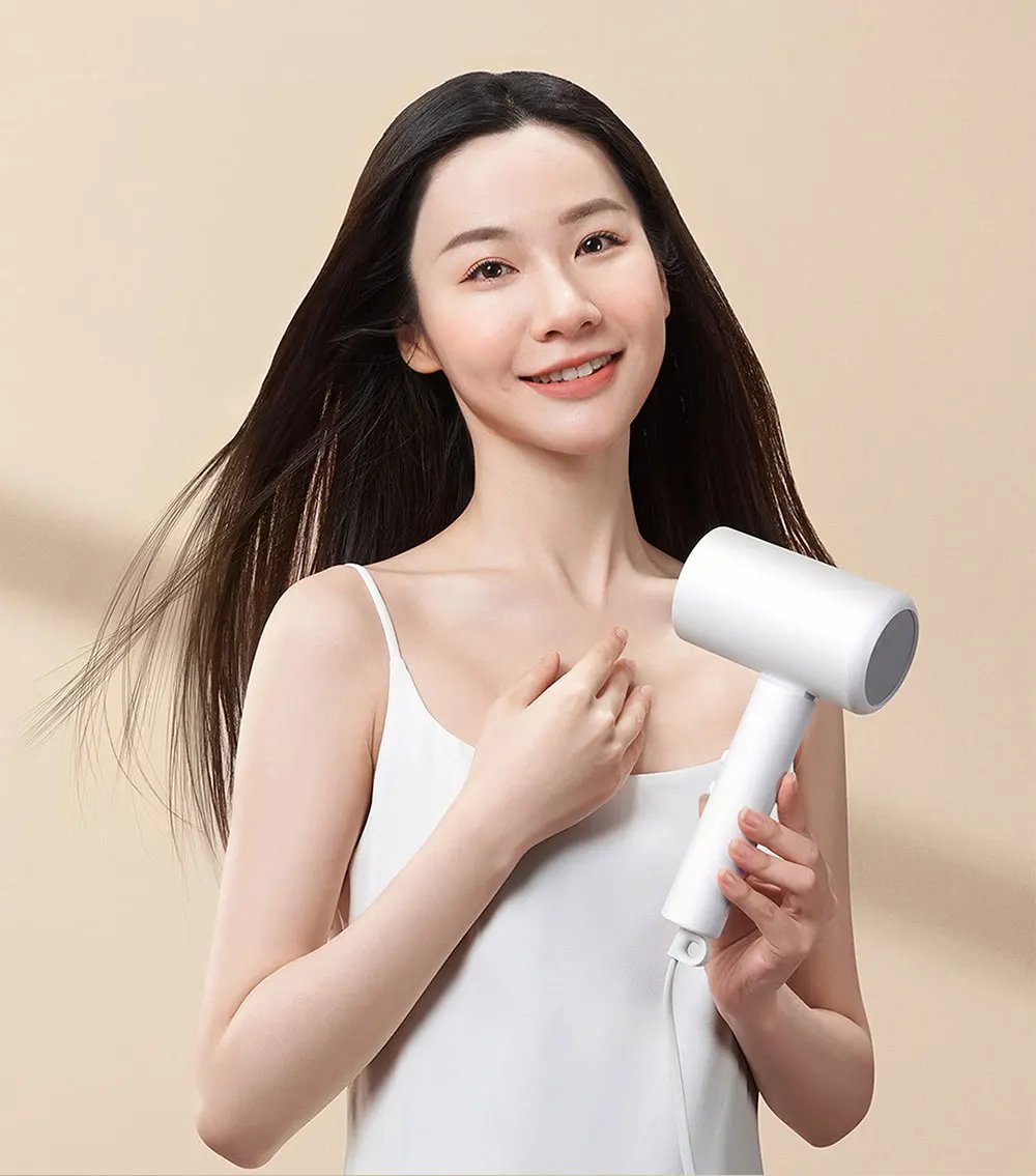 XIAOMI MIJIA-secador de pelo port&aacute;til de ani&oacute;n H101, secado r&aacute;pido, profesional, plegable, 1600W, 50 millones de Lons negativos, cuidado del cabello para viajes en casa