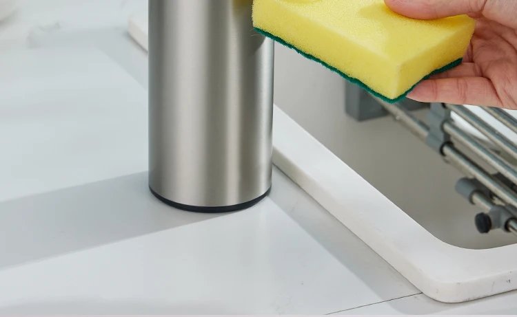 Máquina de jabón de cocina con Sensor automático, desinfectante fuera de las manos, dispensador de jabón eléctrico inteligente para baño, acero inoxidable 304 Máquina de jabón de cocina con Sensor automático, desinfectante fuera de las manos, dispensador de jabón eléctrico inteligente para baño, acero inoxidable 304