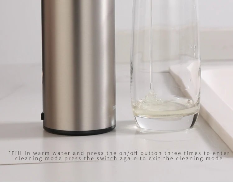 Máquina de jabón de cocina con Sensor automático, desinfectante fuera de las manos, dispensador de jabón eléctrico inteligente para baño, acero inoxidable 304 Máquina de jabón de cocina con Sensor automático, desinfectante fuera de las manos, dispensador de jabón eléctrico inteligente para baño, acero inoxidable 304