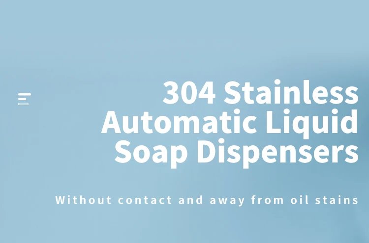 Máquina de jabón de cocina con Sensor automático, desinfectante fuera de las manos, dispensador de jabón eléctrico inteligente para baño, acero inoxidable 304 Máquina de jabón de cocina con Sensor automático, desinfectante fuera de las manos, dispensador de jabón eléctrico inteligente para baño, acero inoxidable 304