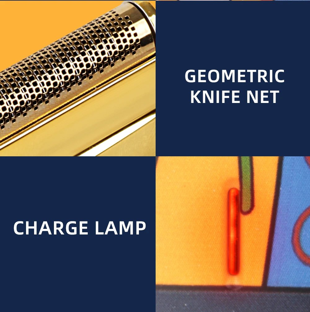 Kemei-Afeitadora eléctrica recíproca de doble lámina de titanio, maquinilla de afeitar profesional con acabado de peluquero, patrón de grafiti para hombres, KM-RS7098 Kemei-Afeitadora eléctrica recíproca de doble lámina de titanio, maquinilla de afeitar profesional con acabado de peluquero, patrón de grafiti para hombres, KM-RS7098