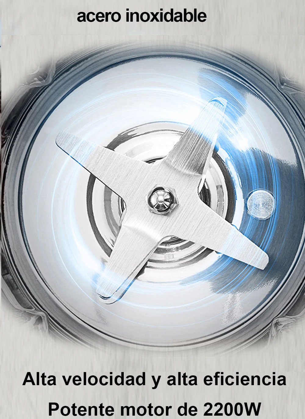 BioloMix-batidora con temporizador de alta resistencia, 3HP, 2200W, exprimidor, procesador de alimentos y frutas, batidos de hielo, sin BPA, tarro de 2L