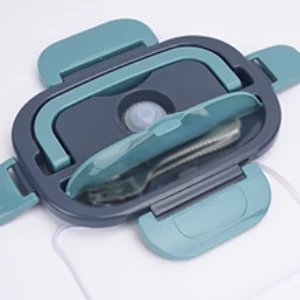 Fiambrera eléctrica de 1,5 L y 60W, calentador de alimentos portátil para coche o hogar, a prueba de fugas, calentador de almuerzo en microondas para camiones Fiambrera eléctrica de 1,5 L y 60W, calentador de alimentos portátil para coche o hogar, a prueba de fugas, calentador de almuerzo en microondas para camiones