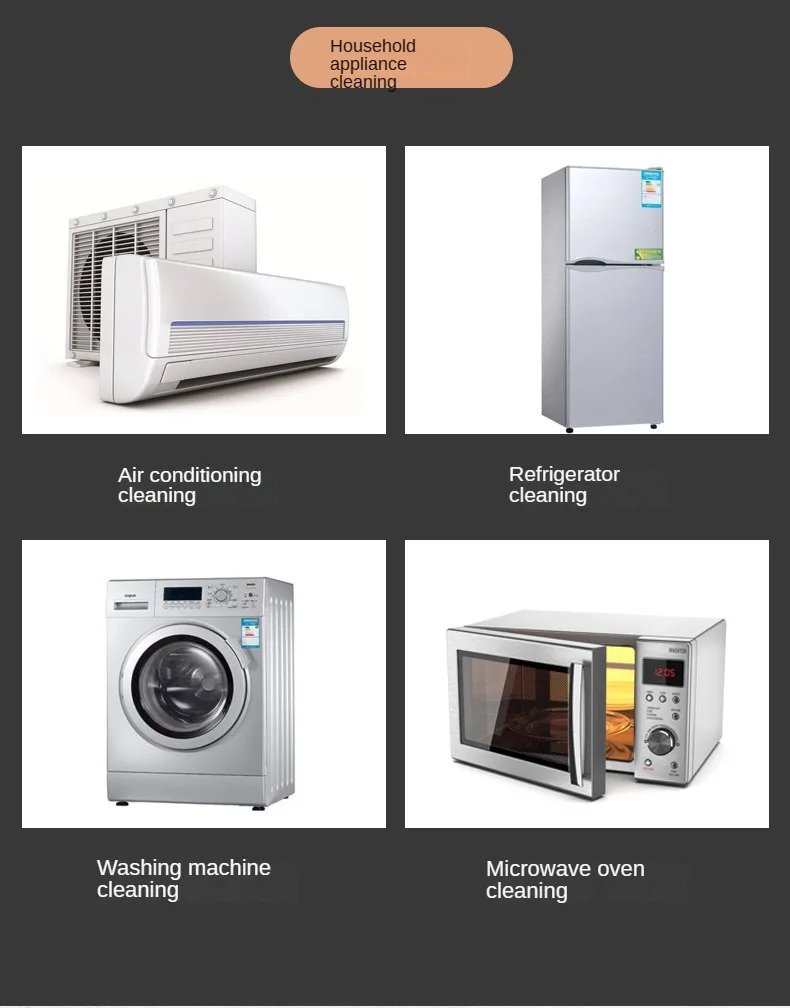 Limpiador a vapor de 2500W, lavadora a chorro de alta temperatura, Campana Extractora para cocina, aire acondicionado, m&aacute;quina de limpieza de coche, electrodom&eacute;sticos