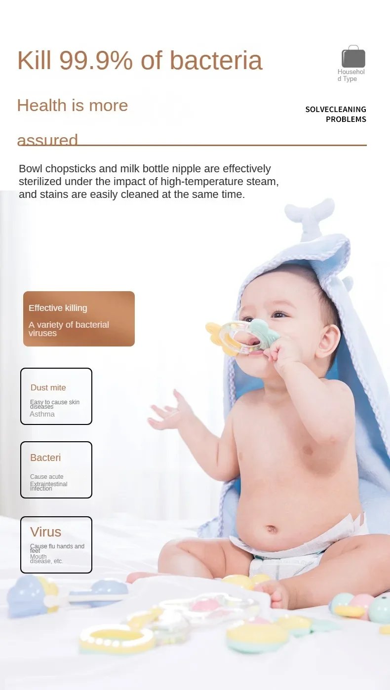 2025 NUEVO Limpiador de vapor Desinfecci&oacute;n de alta temperatura Aire acondicionado Campana extractora de cocina Limpiador de vapor para el hogar/coche 220V