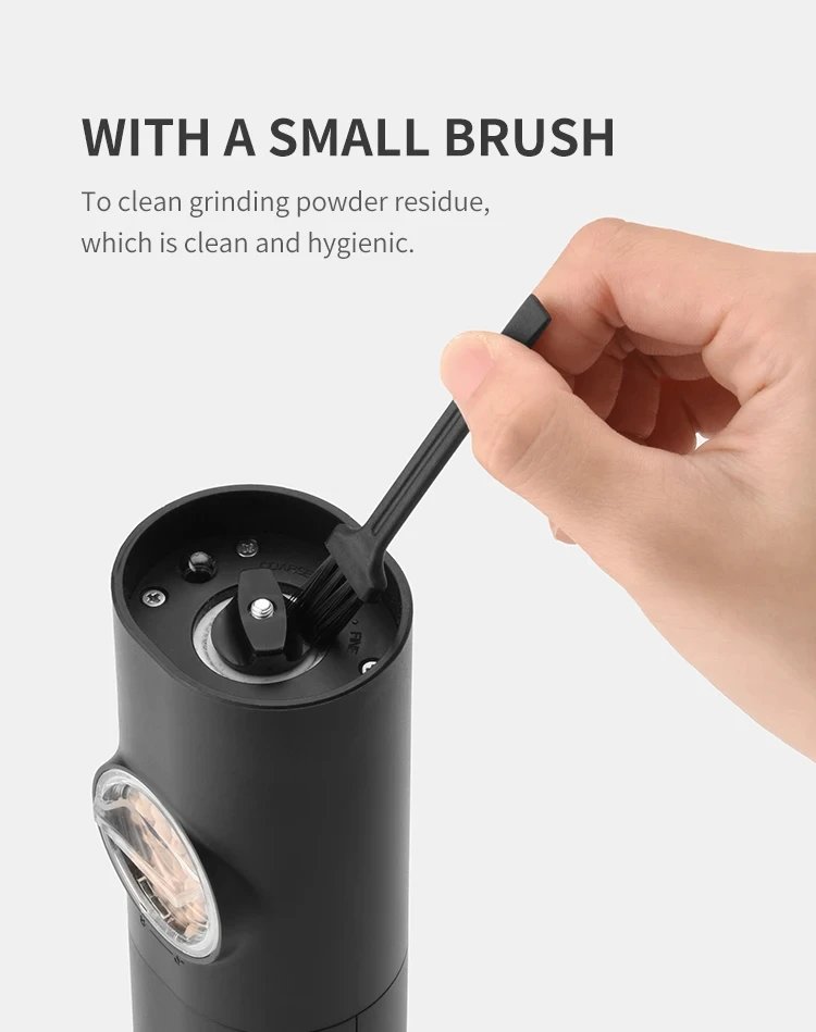 Juego de molinillo de pimienta y sal recargable, Base de carga USB, especias eléctricas automáticas ajustables, LED, molino de una mano, herramientas de cocina - Al Juego de molinillo de pimienta y sal recargable, Base de carga USB, especias eléctricas automáticas ajustables, LED, molino de una mano, herramientas de cocina - Al