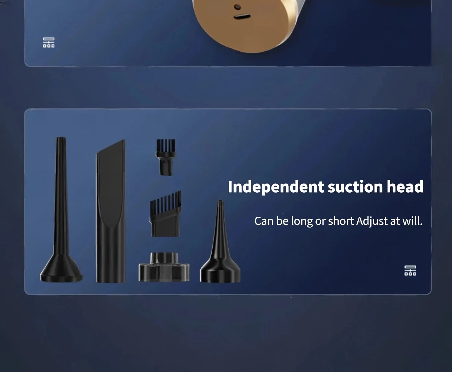 CENRR 98000PA potente Mini aspiradora de coche inal&aacute;mbrico limpiador de coche port&aacute;til de mano pistola de aire