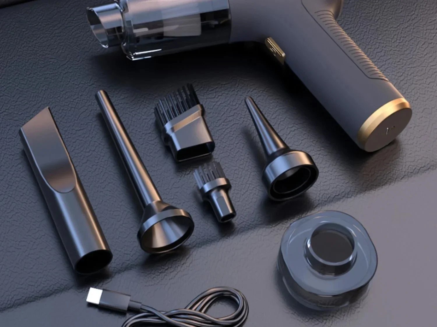 CENRR 98000PA potente Mini aspiradora de coche inal&aacute;mbrico limpiador de coche port&aacute;til de mano pistola de aire