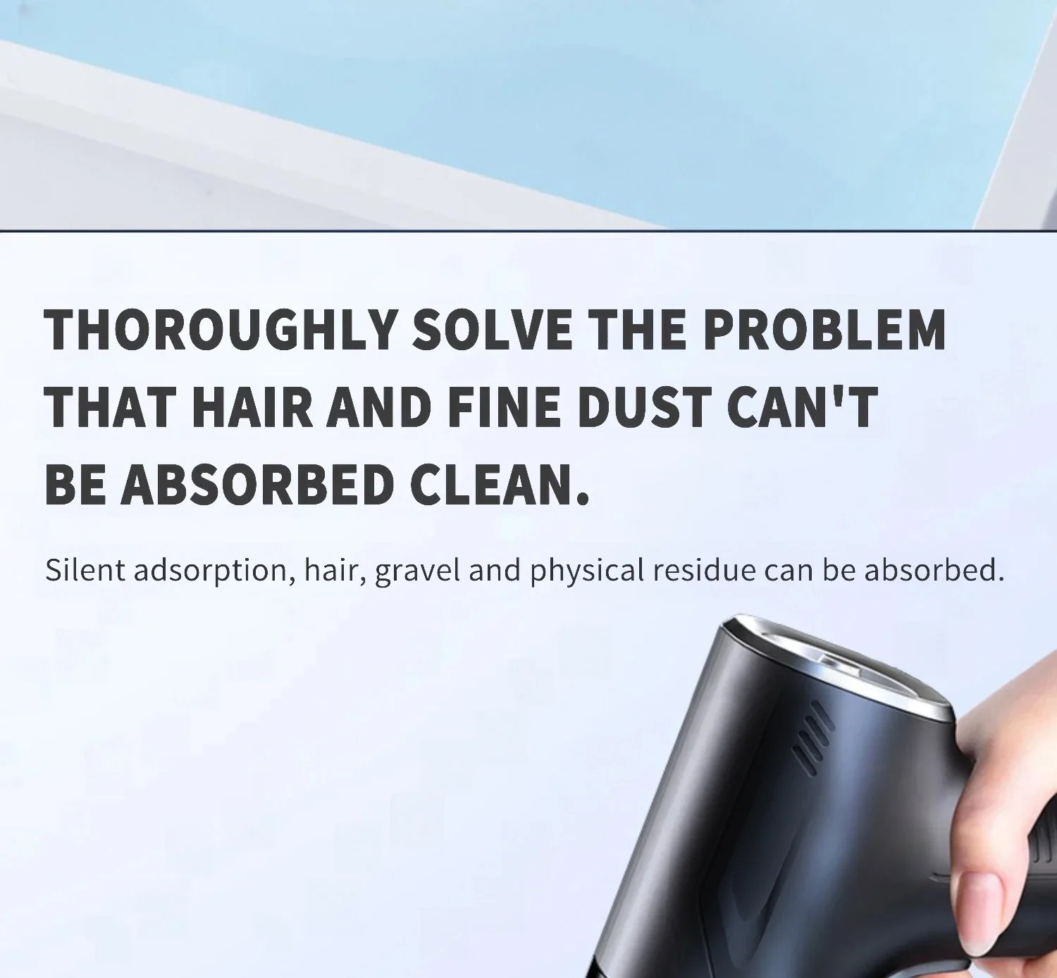 CENRR 98000PA potente Mini aspiradora de coche inal&aacute;mbrico limpiador de coche port&aacute;til de mano pistola de aire