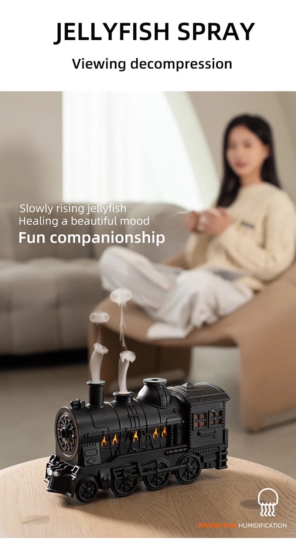 Aierwill-humidificador de aire de tren, difusores ultrasónicos de aromaterapia, generador de niebla, fragancia, aceite esencial, Difusor de Aroma, control remoto Aierwill-humidificador de aire de tren, difusores ultrasónicos de aromaterapia, generador de niebla, fragancia, aceite esencial, Difusor de Aroma, control remoto