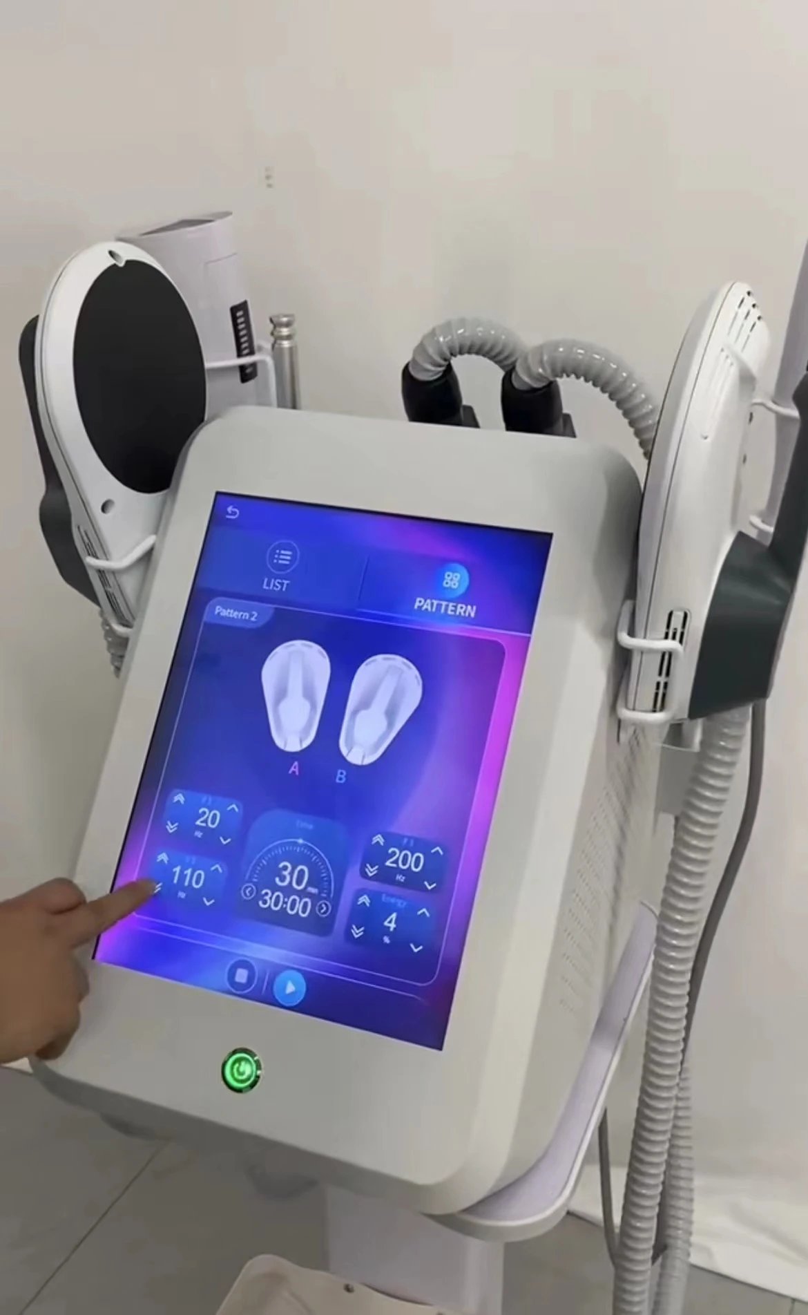 M&aacute;quina de terapia con rodillo EMS para estiramiento facial, masaje adelgazante al vac&iacute;o 360, m&aacute;quina de rodillo de bola interior para adelgazar y perder peso