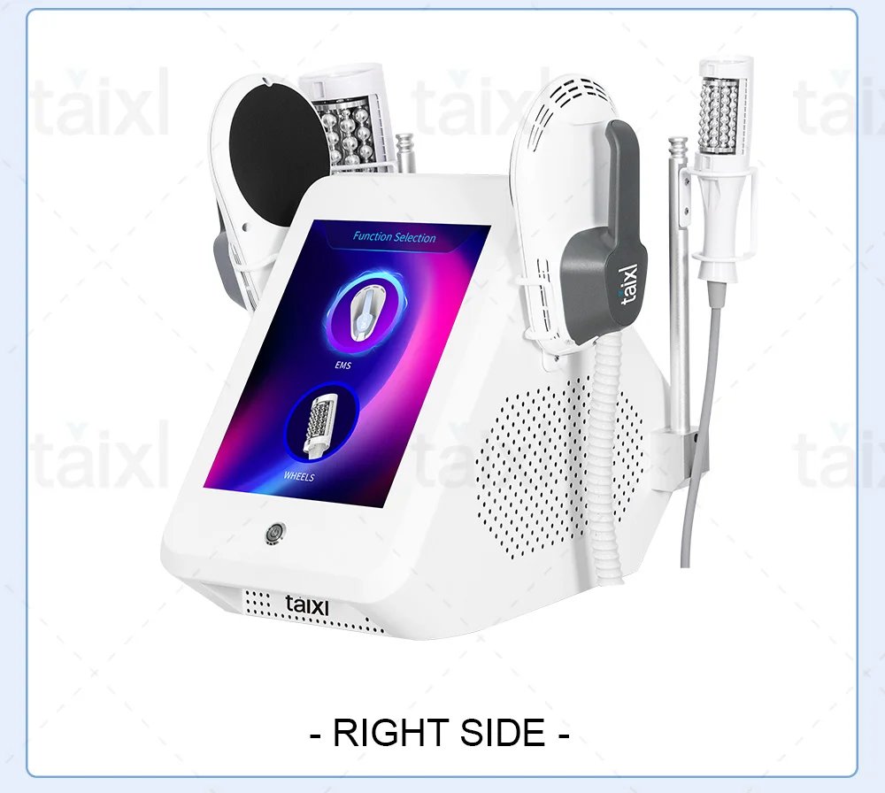 M&aacute;quina de terapia con rodillo EMS para estiramiento facial, masaje adelgazante al vac&iacute;o 360, m&aacute;quina de rodillo de bola interior para adelgazar y perder peso