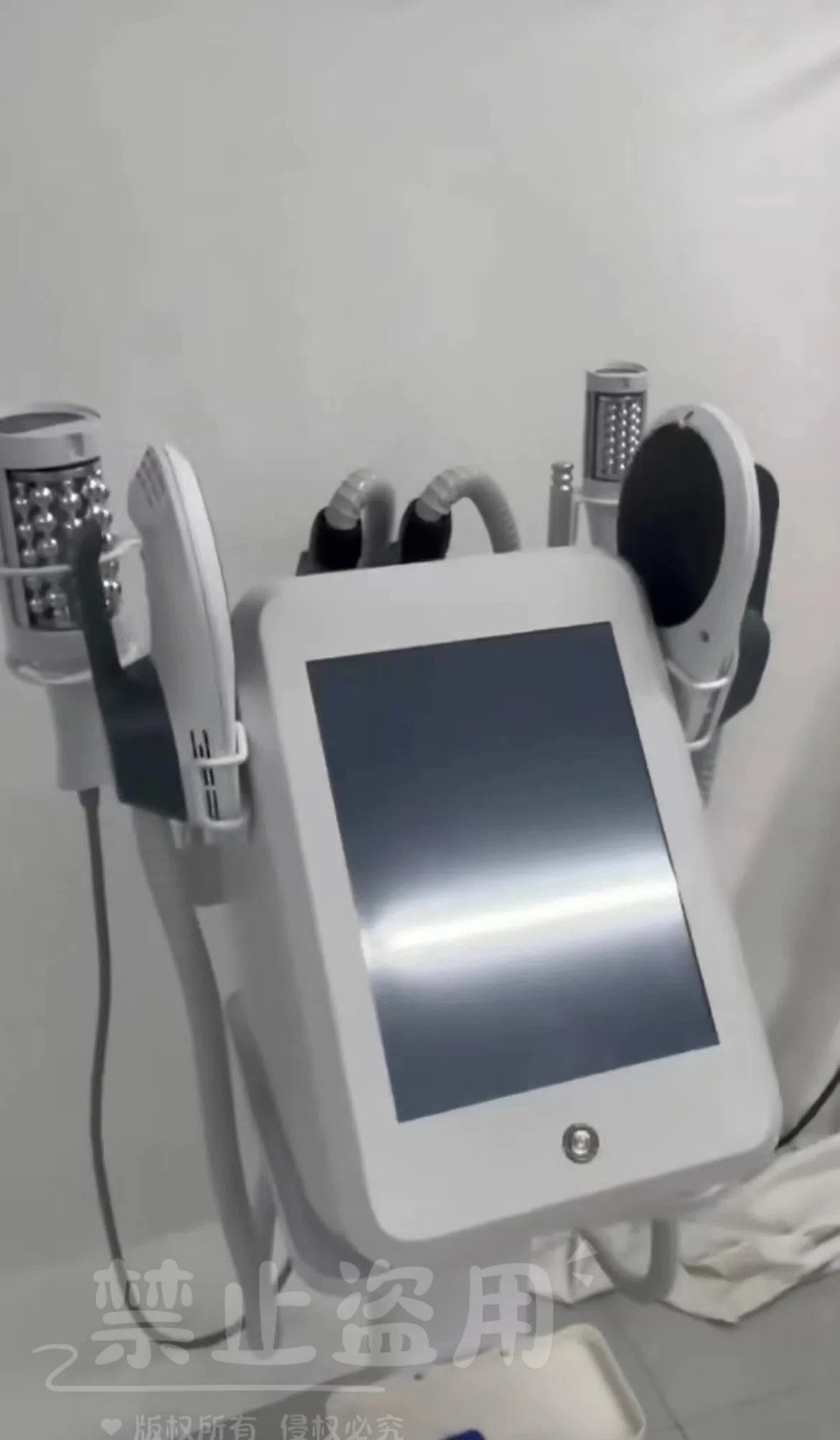 M&aacute;quina de terapia con rodillo EMS para estiramiento facial, masaje adelgazante al vac&iacute;o 360, m&aacute;quina de rodillo de bola interior para adelgazar y perder peso