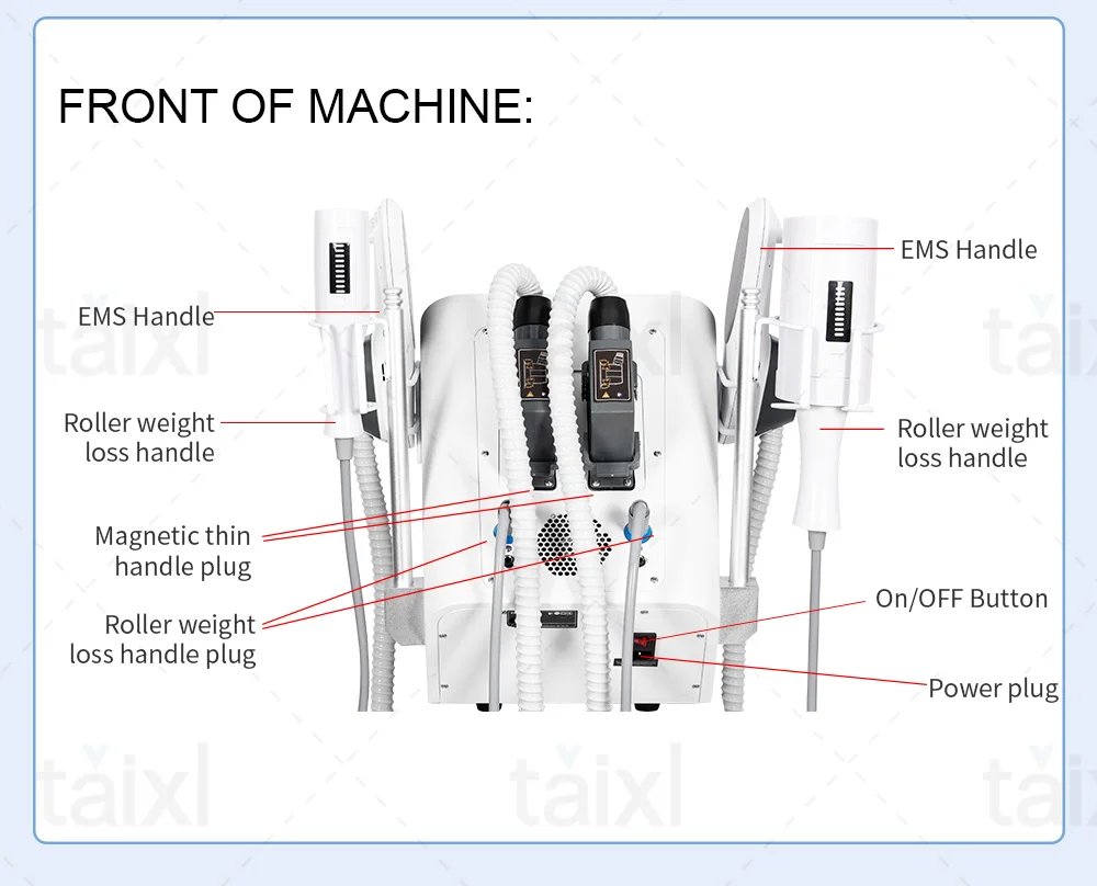 M&aacute;quina de terapia con rodillo EMS para estiramiento facial, masaje adelgazante al vac&iacute;o 360, m&aacute;quina de rodillo de bola interior para adelgazar y perder peso