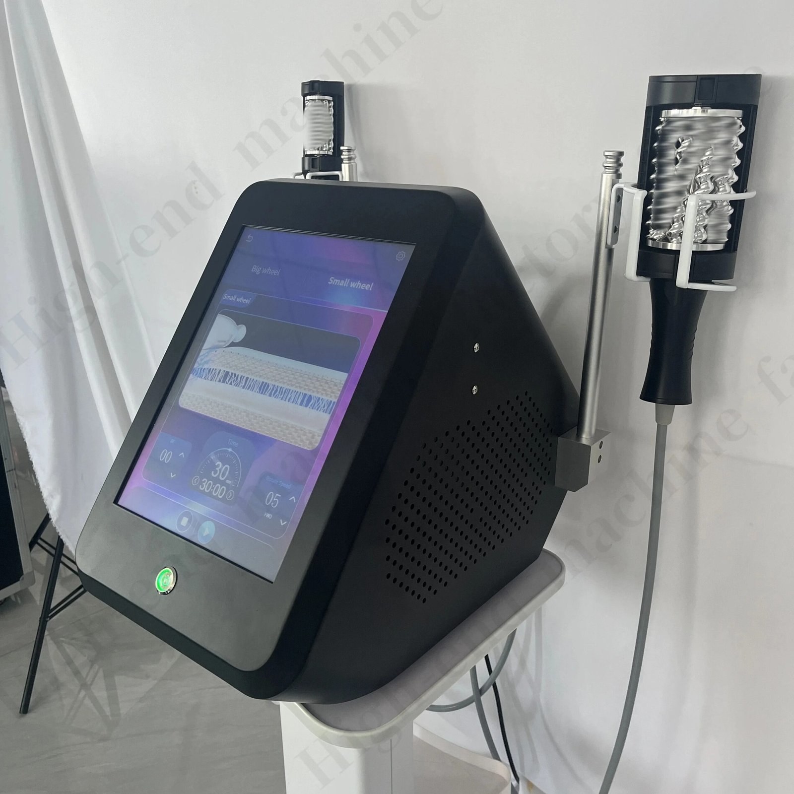 M&aacute;quina de terapia con rodillo EMS para estiramiento facial, masaje adelgazante al vac&iacute;o 360, m&aacute;quina de rodillo de bola interior para adelgazar y perder peso