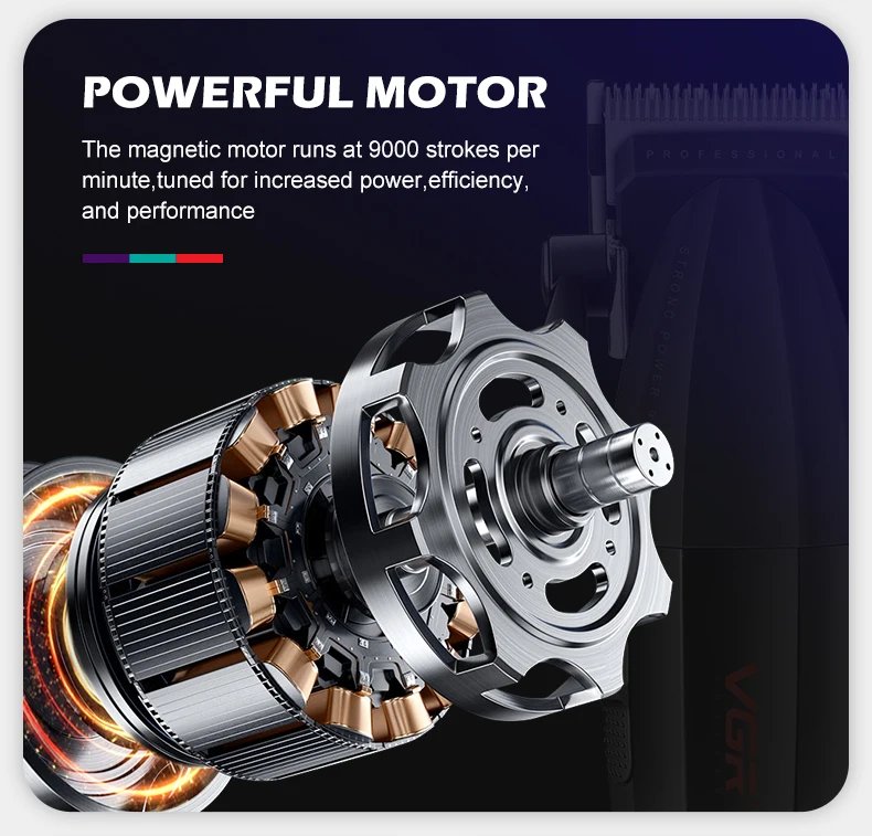 Cortadora de pelo VGR, cortadora de pelo profesional, cortadora eléctrica, Máquina para cortar cabello inalámbrica, cortadora de 9000RPM para hombres, V-003 Cortadora de pelo VGR, cortadora de pelo profesional, cortadora eléctrica, Máquina para cortar cabello inalámbrica, cortadora de 9000RPM para hombres, V-003