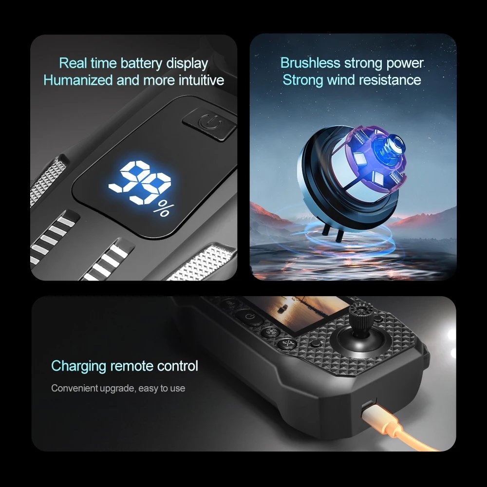 Para Xiaomi M6 Drone profesional 8K Cámara Drone 5G WIFI FPV UAV con pantalla de control remoto RC Dron evitación Quadcopter aéreo Para Xiaomi M6 Drone profesional 8K Cámara Drone 5G WIFI FPV UAV con pantalla de control remoto RC Dron evitación Quadcopter aéreo