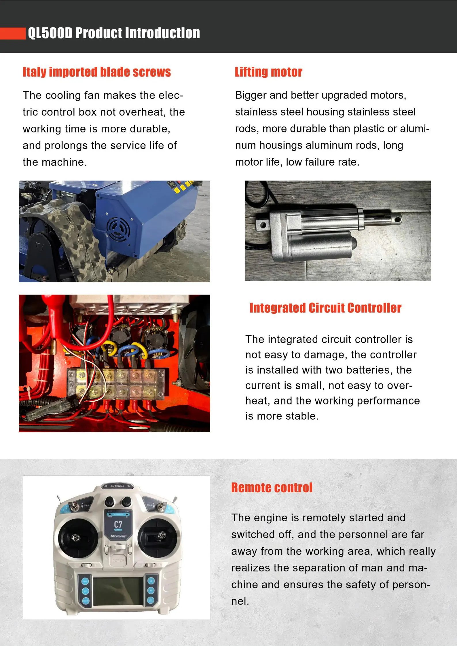 Cortac&eacute;sped rob&oacute;tico, cortac&eacute;sped sobre orugas con tracci&oacute;n en las cuatro ruedas automotriz con control remoto personalizado para cortar huerto, hogar y jard&iacute;n