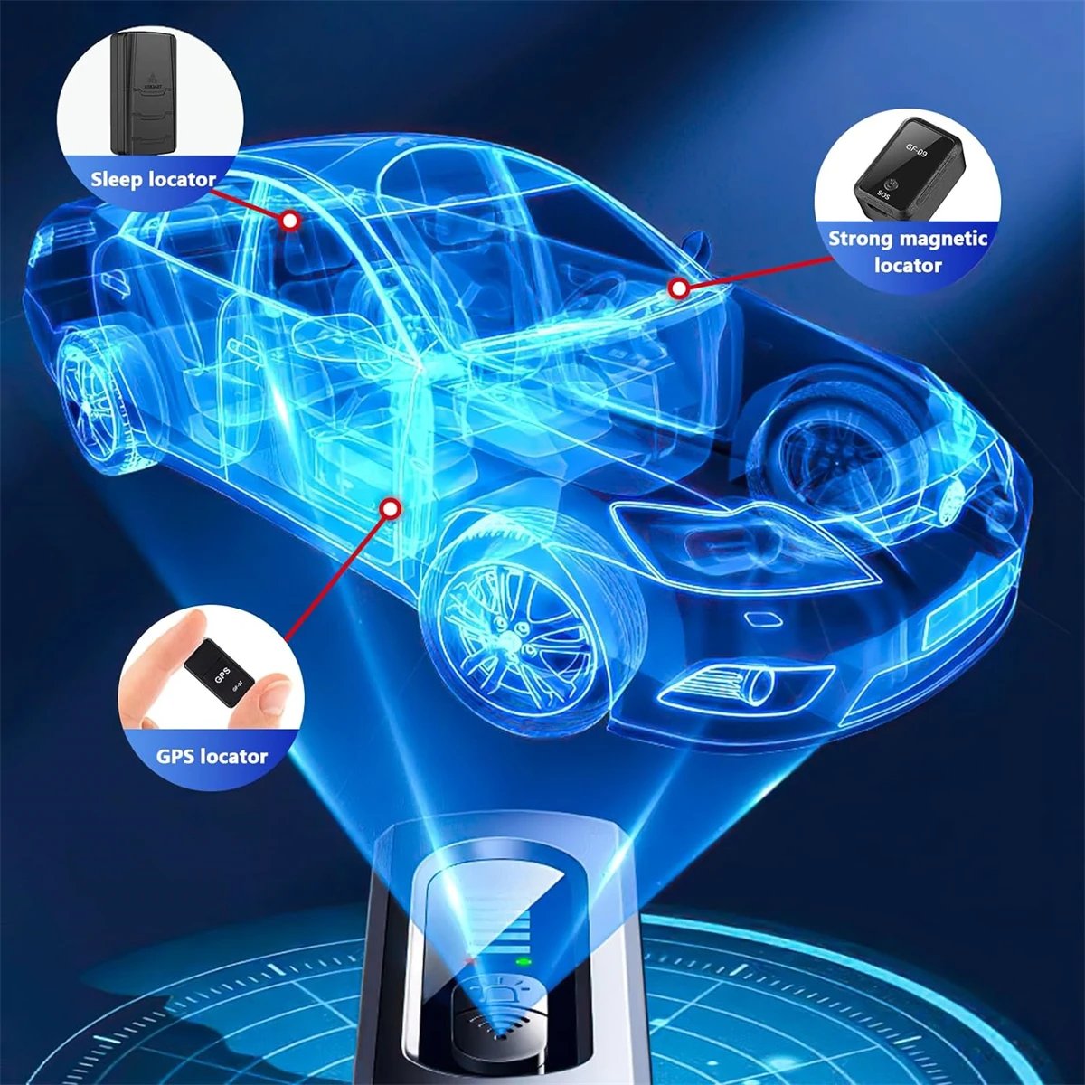 Detector de cámara, escáner de señal inalámbrico Rf, Detector de cámara para protección de seguridad, Detector de seguimiento GPS y sirena Detector de cámara, escáner de señal inalámbrico Rf, Detector de cámara para protección de seguridad, Detector de seguimiento GPS y sirena