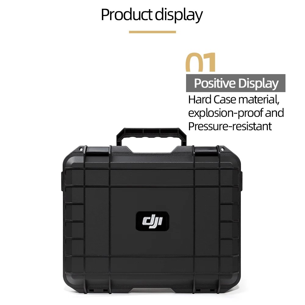 Para DJI Mini 3/4Pro funda Mini 4 Pro funda a prueba de explosiones Mini 4 Pro bolsa port&aacute;til caja impermeable carcasa dura funda de gran capacidad