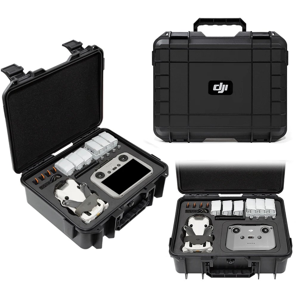Para DJI Mini 3/4Pro funda Mini 4 Pro funda a prueba de explosiones Mini 4 Pro bolsa port&aacute;til caja impermeable carcasa dura funda de gran capacidad