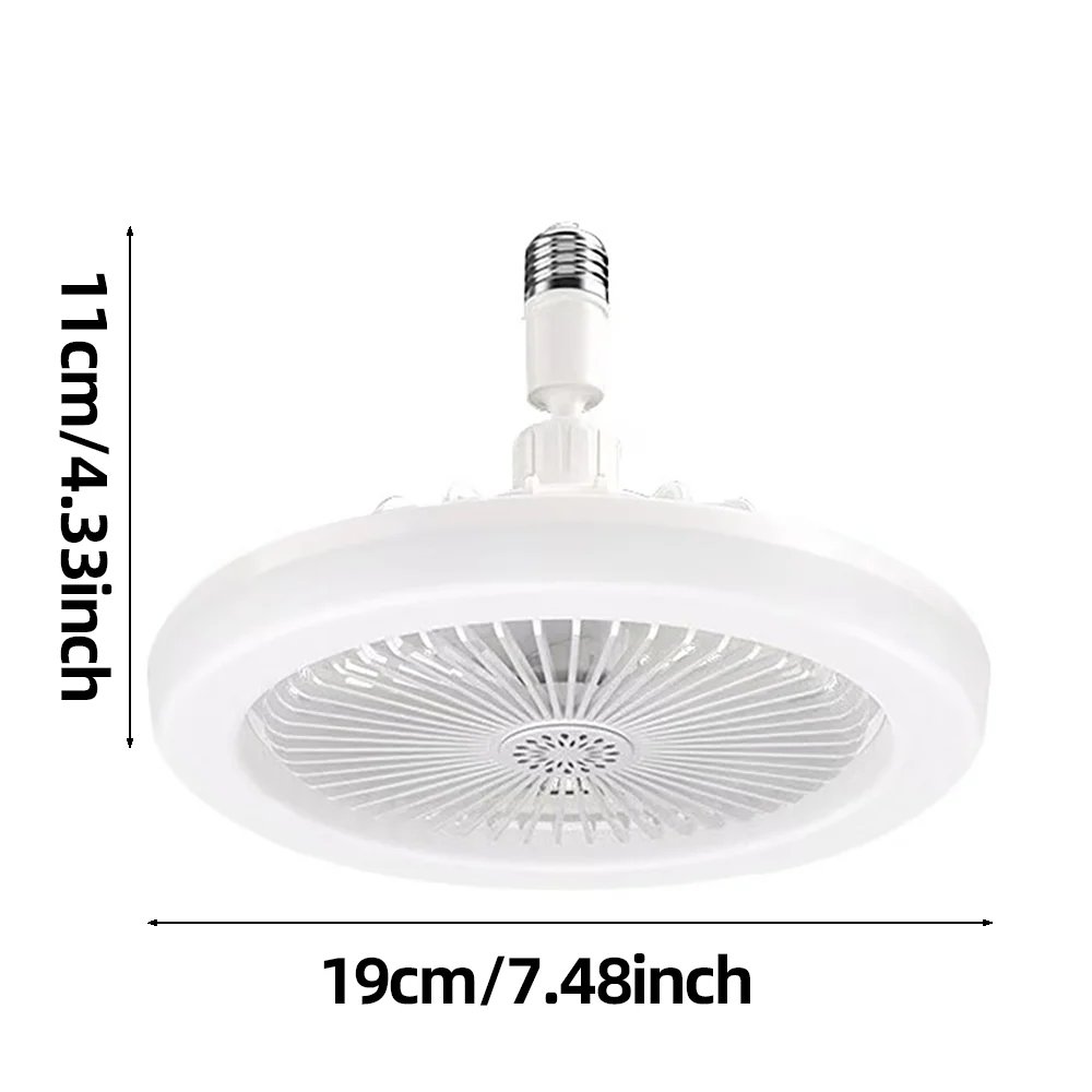 Miflame-ventilador de techo giratorio 3 en 1, l&aacute;mpara de iluminaci&oacute;n con Control remoto, convertidor E27, Base de iluminaci&oacute;n, dormitorio y sala de estar