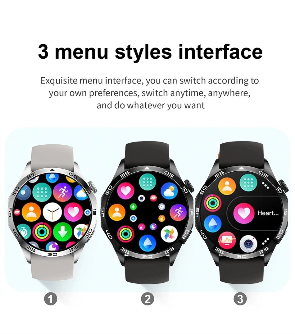 2025 nuevo para Huawei reloj inteligente hombres reloj 4 Pro + 1,50 pulgadas pantalla HD Bluetooth llamada monitoreo de salud Smartwatch nuevo reloj 4 2025 nuevo para Huawei reloj inteligente hombres reloj 4 Pro + 1,50 pulgadas pantalla HD Bluetooth llamada monitoreo de salud Smartwatch nuevo reloj 4