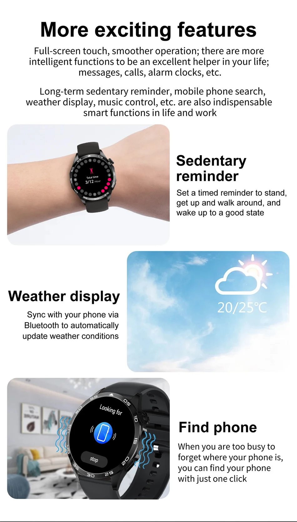 2025 nuevo para Huawei reloj inteligente hombres reloj 4 Pro + 1,50 pulgadas pantalla HD Bluetooth llamada monitoreo de salud Smartwatch nuevo reloj 4 2025 nuevo para Huawei reloj inteligente hombres reloj 4 Pro + 1,50 pulgadas pantalla HD Bluetooth llamada monitoreo de salud Smartwatch nuevo reloj 4