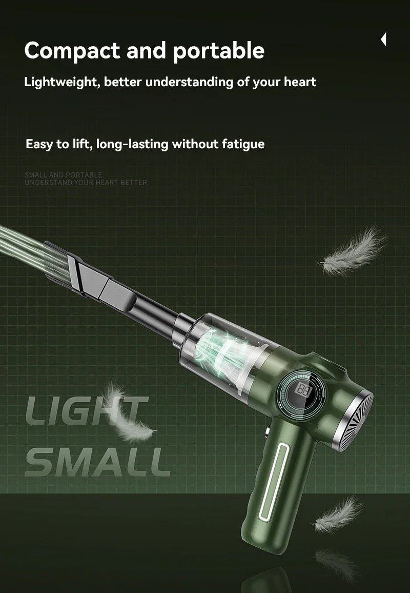 Xiaomi 9800000 Aspiradora PA, aspiradora inalámbrica 5 en 1 de doble uso en seco y húmedo para automóvil, limpiador de electrodomésticos de mano de súper alta potencia Xiaomi 9800000 Aspiradora PA, aspiradora inalámbrica 5 en 1 de doble uso en seco y húmedo para automóvil, limpiador de electrodomésticos de mano de súper alta potencia