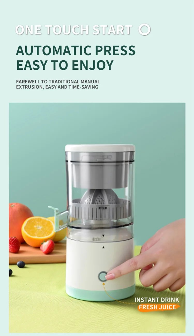Extractor de frutas completamente automático, exprimidor doméstico, máquina de jugo portátil, separación de residuos, taza exprimidora de frutas en espiral bidireccional Extractor de frutas completamente automático, exprimidor doméstico, máquina de jugo portátil, separación de residuos, taza exprimidora de frutas en espiral bidireccional