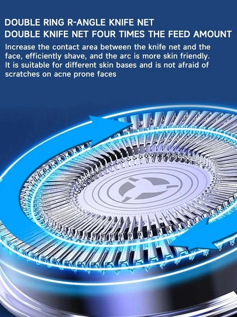 Mini Afeitadora eléctrica para hombre, modelos de carga USB, máquina de afeitar portátil sin daños en la piel Mini Afeitadora eléctrica para hombre, modelos de carga USB, máquina de afeitar portátil sin daños en la piel