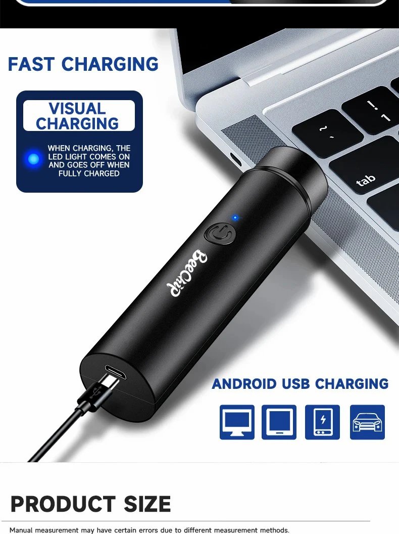 Mini Afeitadora eléctrica para hombre, modelos de carga USB, máquina de afeitar portátil sin daños en la piel Mini Afeitadora eléctrica para hombre, modelos de carga USB, máquina de afeitar portátil sin daños en la piel