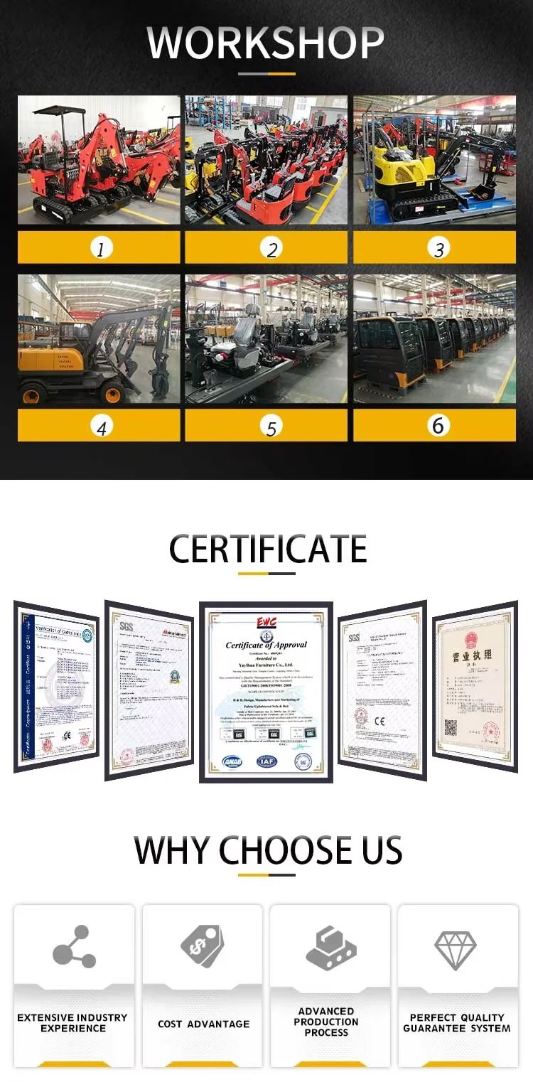 Motor Kubota personalizado, miniexcavadora hidr&aacute;ulica de 2 toneladas, maquinaria de construcci&oacute;n de alta calidad, microexcavaci&oacute;n de 1800KG con cabina