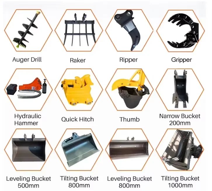 Motor Kubota personalizado, miniexcavadora hidr&aacute;ulica de 2 toneladas, maquinaria de construcci&oacute;n de alta calidad, microexcavaci&oacute;n de 1800KG con cabina