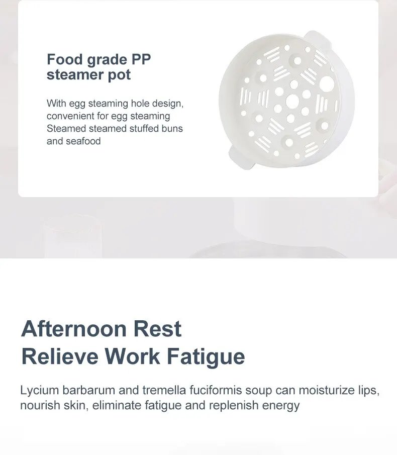 Olla arrocera eléctrica individual de doble capa, olla multicocina mecánica inteligente antiadherente de 220V, olla arrocera al vapor para el hogar Olla arrocera eléctrica individual de doble capa, olla multicocina mecánica inteligente antiadherente de 220V, olla arrocera al vapor para el hogar