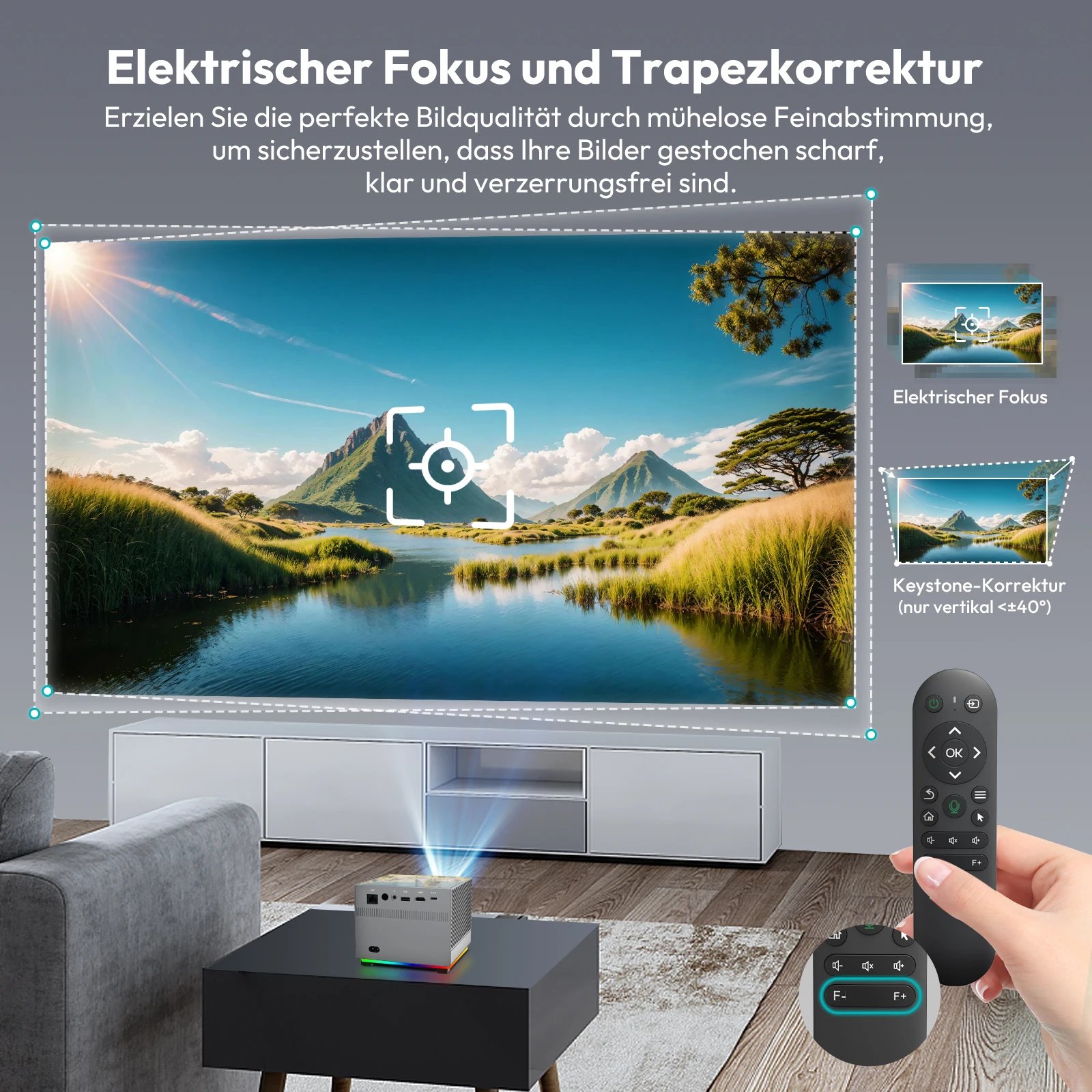 Proyector XGODY 4K X3 con WiFi Bluetooth Proyector de pel&iacute;culas para uso en exteriores Proyector Compatible con iOS Android HDMI TV Stick