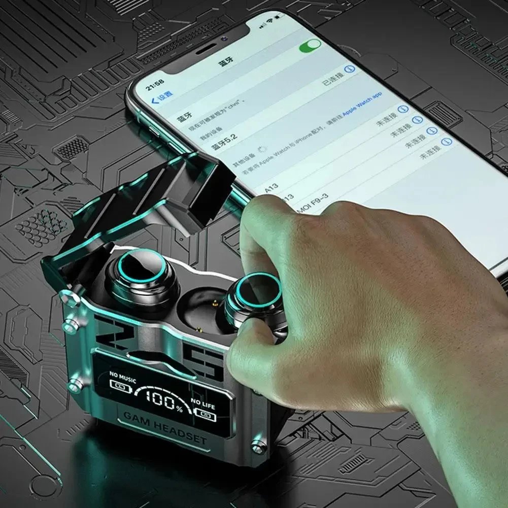 Auriculares inalámbricos M25 TWS originales, auriculares estéreo con Control táctil y reducción de ruido para Xiaomi y Iphone Auriculares inalámbricos M25 TWS originales, auriculares estéreo con Control táctil y reducción de ruido para Xiaomi y Iphone