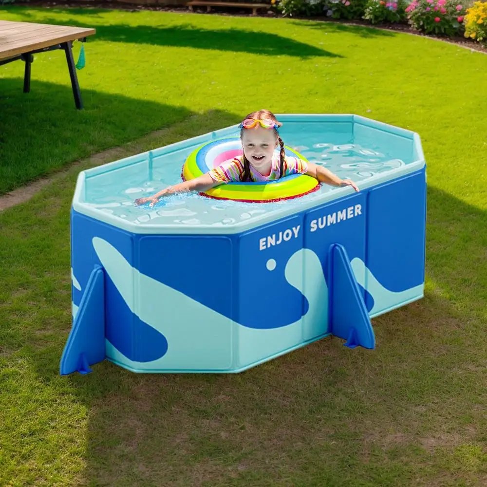 Piscina plegable plegable para mascotas, bañera antideslizante no inflable para caminar, suministros portátiles para el cuidado de perros para mascotas Piscina plegable plegable para mascotas, bañera antideslizante no inflable para caminar, suministros portátiles para el cuidado de perros para mascotas