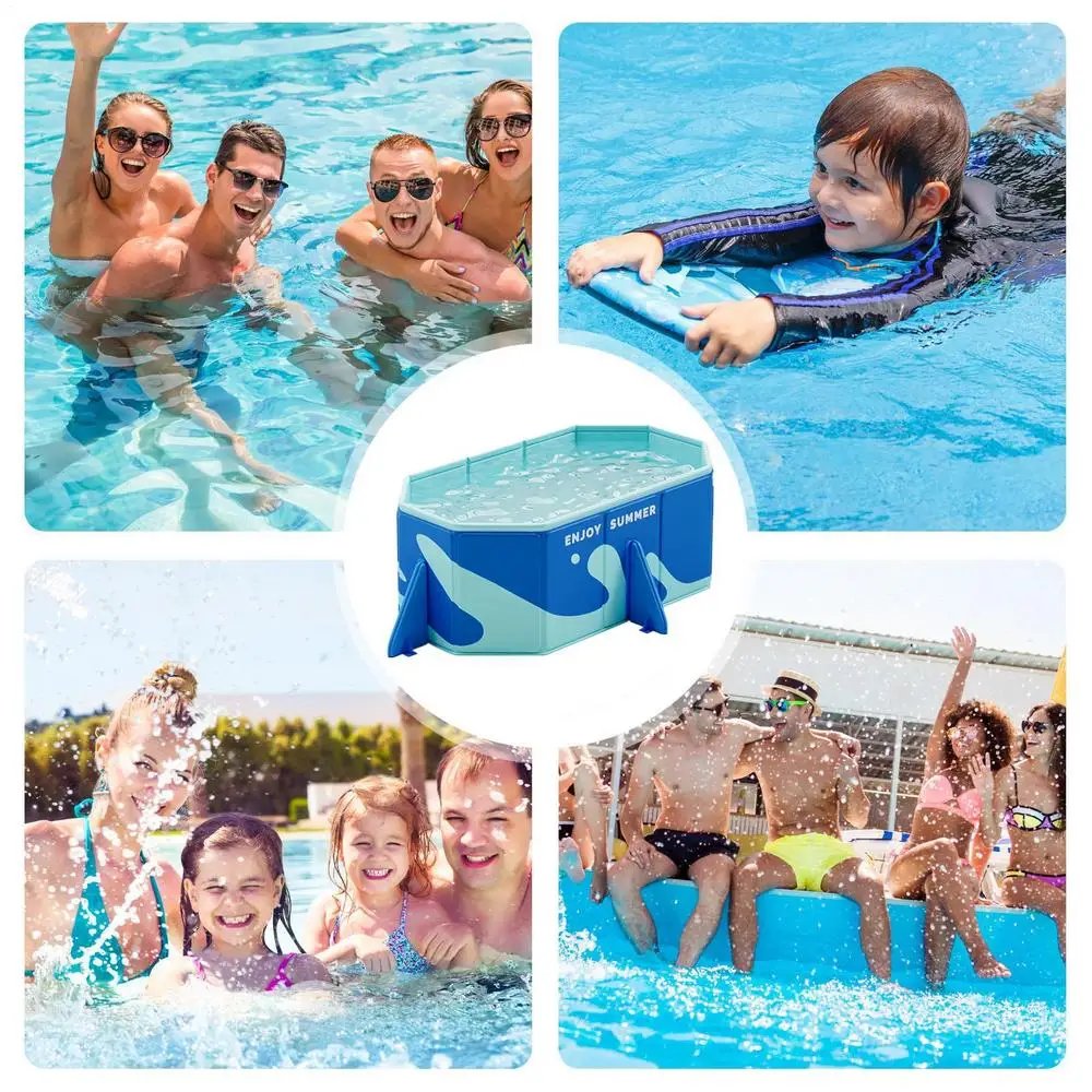 Piscina plegable plegable para mascotas, bañera antideslizante no inflable para caminar, suministros portátiles para el cuidado de perros para mascotas Piscina plegable plegable para mascotas, bañera antideslizante no inflable para caminar, suministros portátiles para el cuidado de perros para mascotas