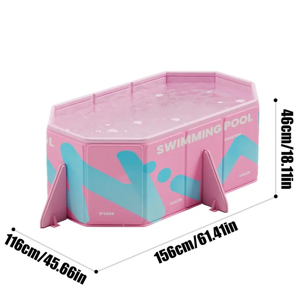 Piscina plegable plegable para mascotas, bañera antideslizante no inflable para caminar, suministros portátiles para el cuidado de perros para mascotas Piscina plegable plegable para mascotas, bañera antideslizante no inflable para caminar, suministros portátiles para el cuidado de perros para mascotas