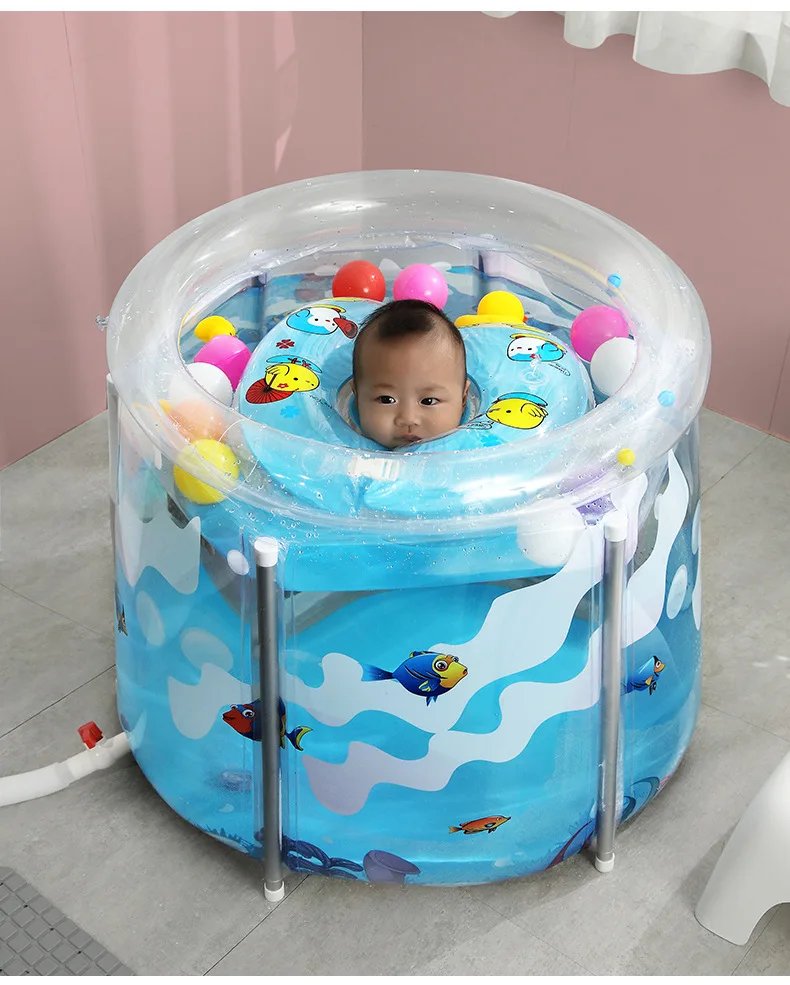 Ba&ntilde;era inflable para beb&eacute;, ba&ntilde;era plegable, ducha, lavabo, piscina para reci&eacute;n nacido, 2 pedidos