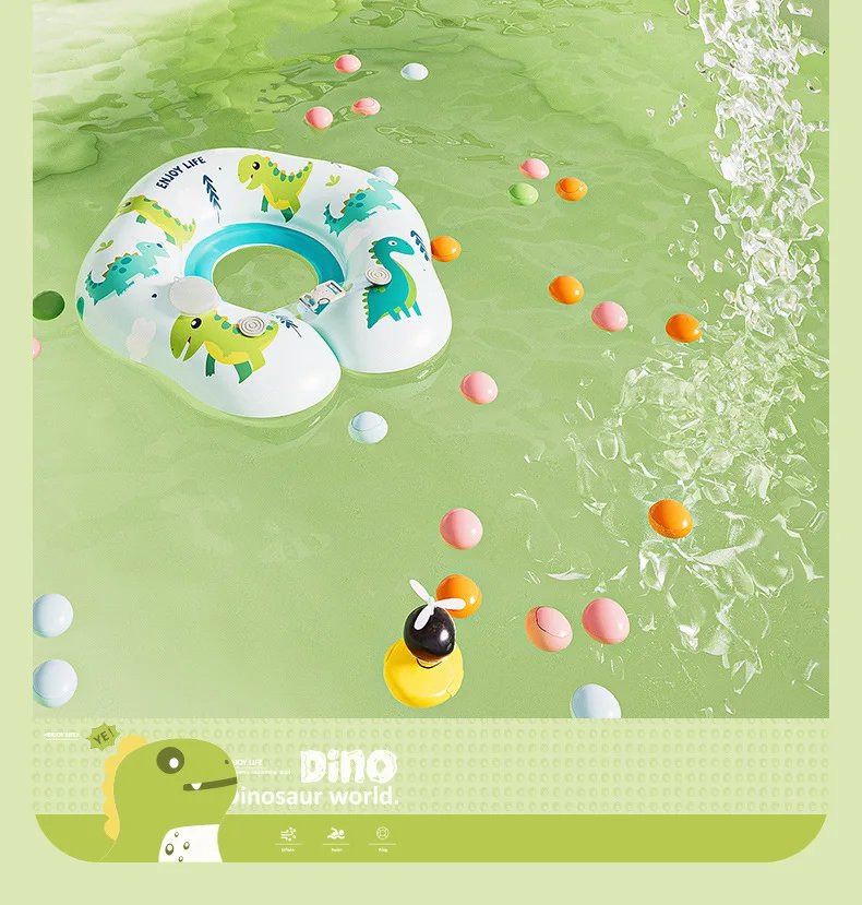 Piscina inflable de dinosaurio peque&ntilde;o, piscina dom&eacute;stica interior y exterior, piscina plegable grande para exteriores