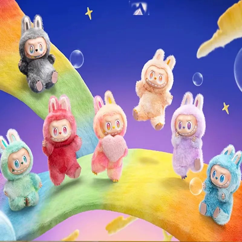 Labubu V3 The Monsters serie Ahead de alta energ&iacute;a vinilo de peluche Bsg colgante caja ciega juguetes macarr&oacute;n vinilo mu&ntilde;eco de peluche lindos regalos para ni&ntilde;as