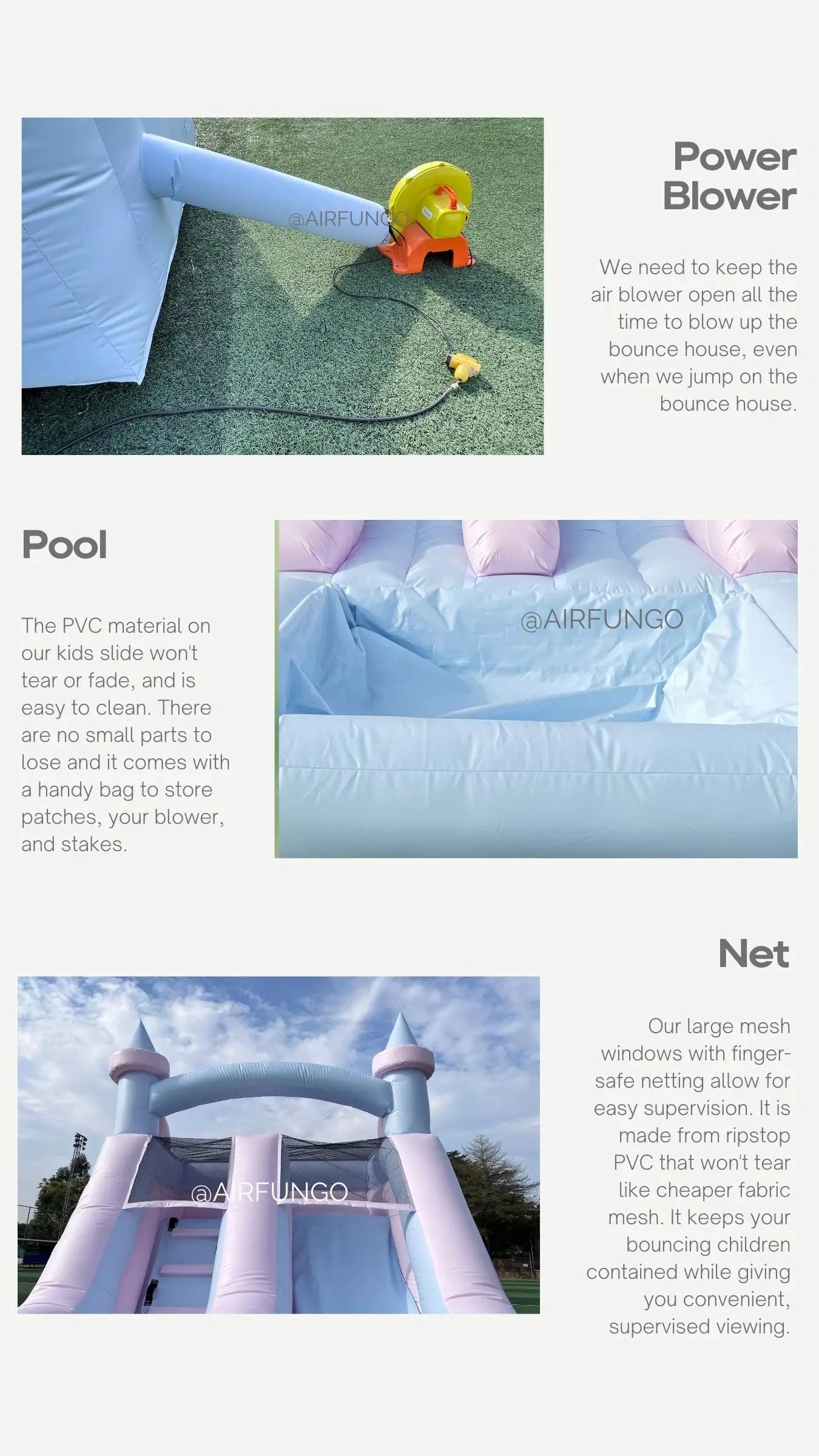 Tobogán de agua inflable de grado comercial para adultos y niños, castillo hinchable para piscina, incluye soplador personalizado Tobogán de agua inflable de grado comercial para adultos y niños, castillo hinchable para piscina, incluye soplador personalizado