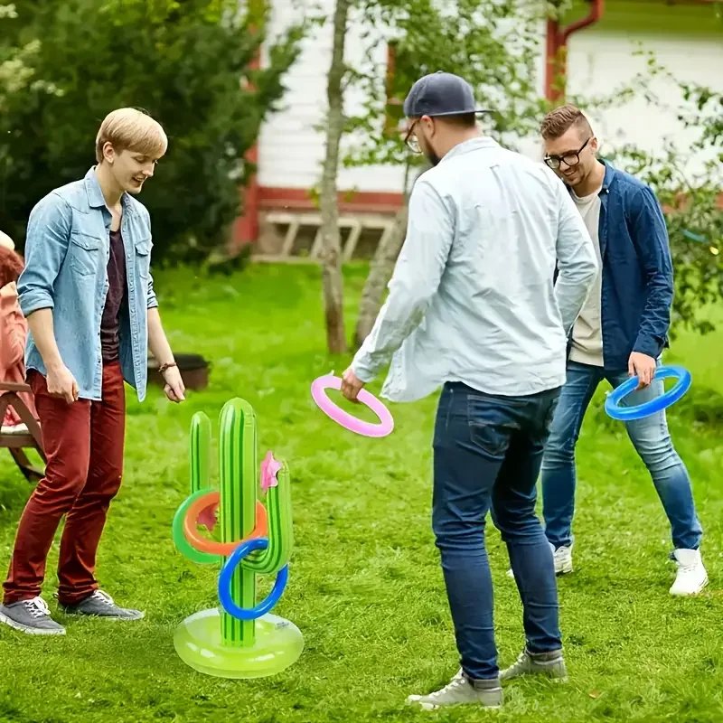 1 Juego de cactus inflable, juguetes interactivos para piscina de verano y playa, este es un juguete inflable para fiestas en la piscina al aire libre y agua 1 Juego de cactus inflable, juguetes interactivos para piscina de verano y playa, este es un juguete inflable para fiestas en la piscina al aire libre y agua