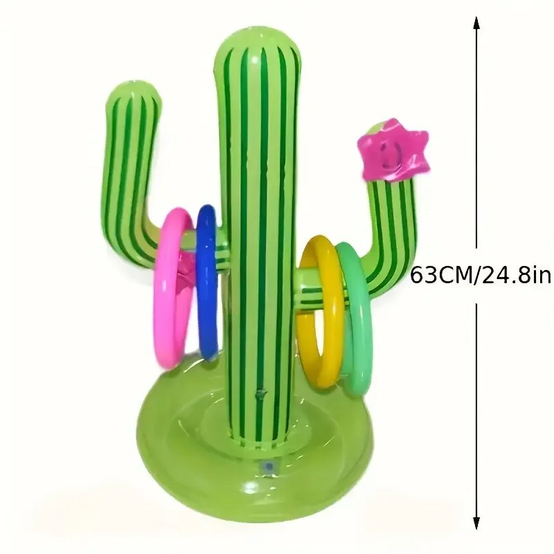 1 Juego de cactus inflable, juguetes interactivos para piscina de verano y playa, este es un juguete inflable para fiestas en la piscina al aire libre y agua 1 Juego de cactus inflable, juguetes interactivos para piscina de verano y playa, este es un juguete inflable para fiestas en la piscina al aire libre y agua