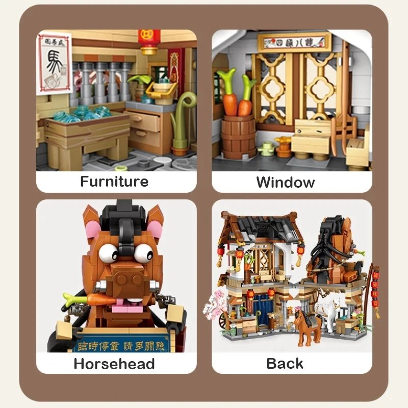 Mini edificio creativo plegable con vista a la calle de ciudad, tienda de té de limón, modelo ensamblado, juguetes callejeros para niños, regalos de vacaciones de Navidad Mini edificio creativo plegable con vista a la calle de ciudad, tienda de té de limón, modelo ensamblado, juguetes callejeros para niños, regalos de vacaciones de Navidad