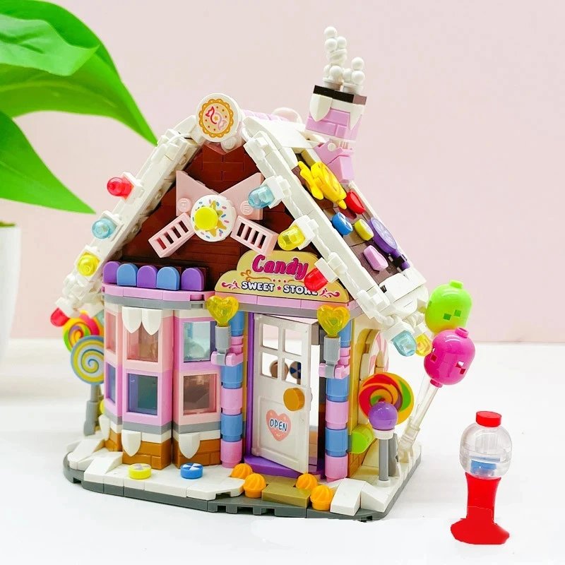 Mini edificio creativo plegable con vista a la calle de ciudad, tienda de té de limón, modelo ensamblado, juguetes callejeros para niños, regalos de vacaciones de Navidad Mini edificio creativo plegable con vista a la calle de ciudad, tienda de té de limón, modelo ensamblado, juguetes callejeros para niños, regalos de vacaciones de Navidad